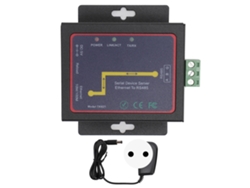 Adaptador Industrial Txi021 Rj45 Para Rs485 Conversor Ethernet Serial Tcp Rtu Plug Ue 100‑240v Para Sensores Plc