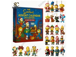 Nuevo Calendario de Adviento de Los Simpson para Árbol de Navidad Festival de Adviento de Los Simpson 2026 26183cm Aeuzwr