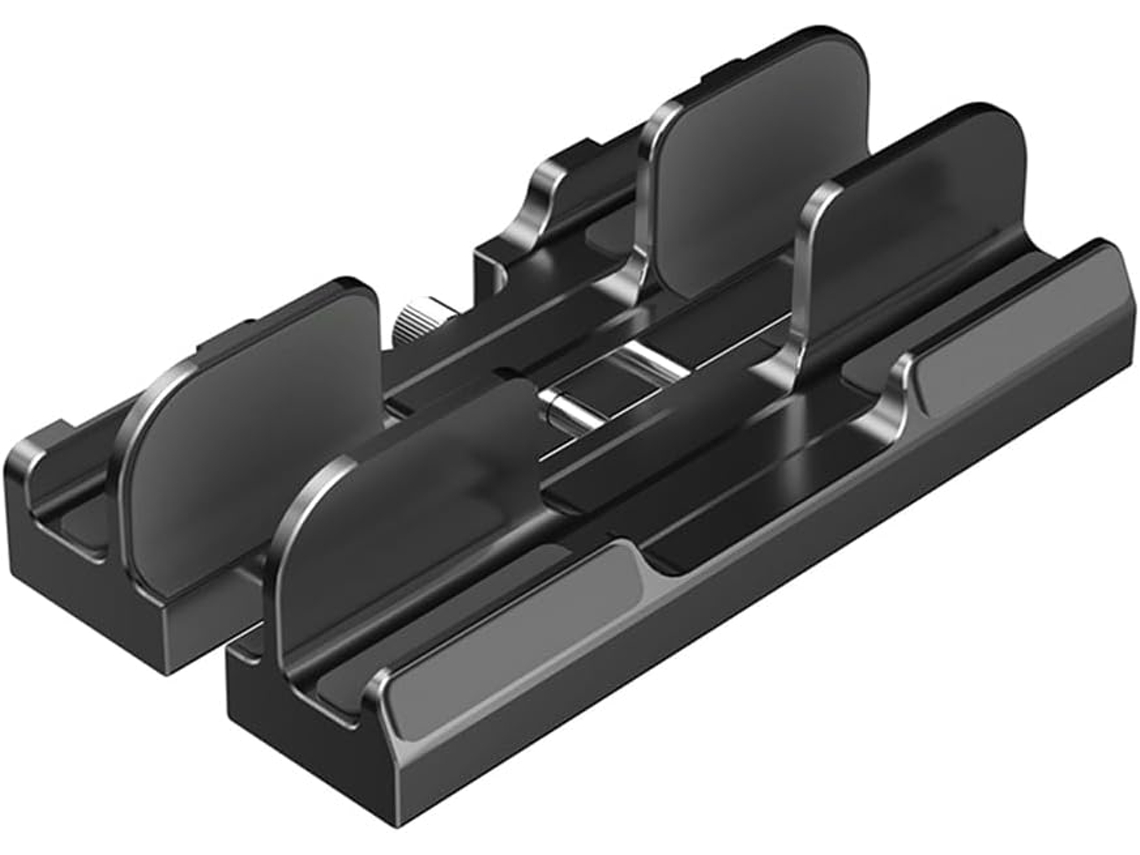 Soporte Vertical Ajustable Para Portátil De 3 Ranuras Con Almohadillas