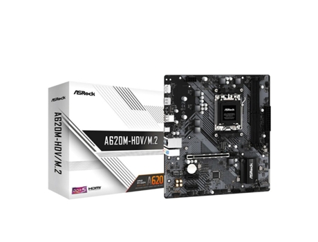 Placa Base ASROCK A620M-HDV/M.2 AMD AM5 AMD A620