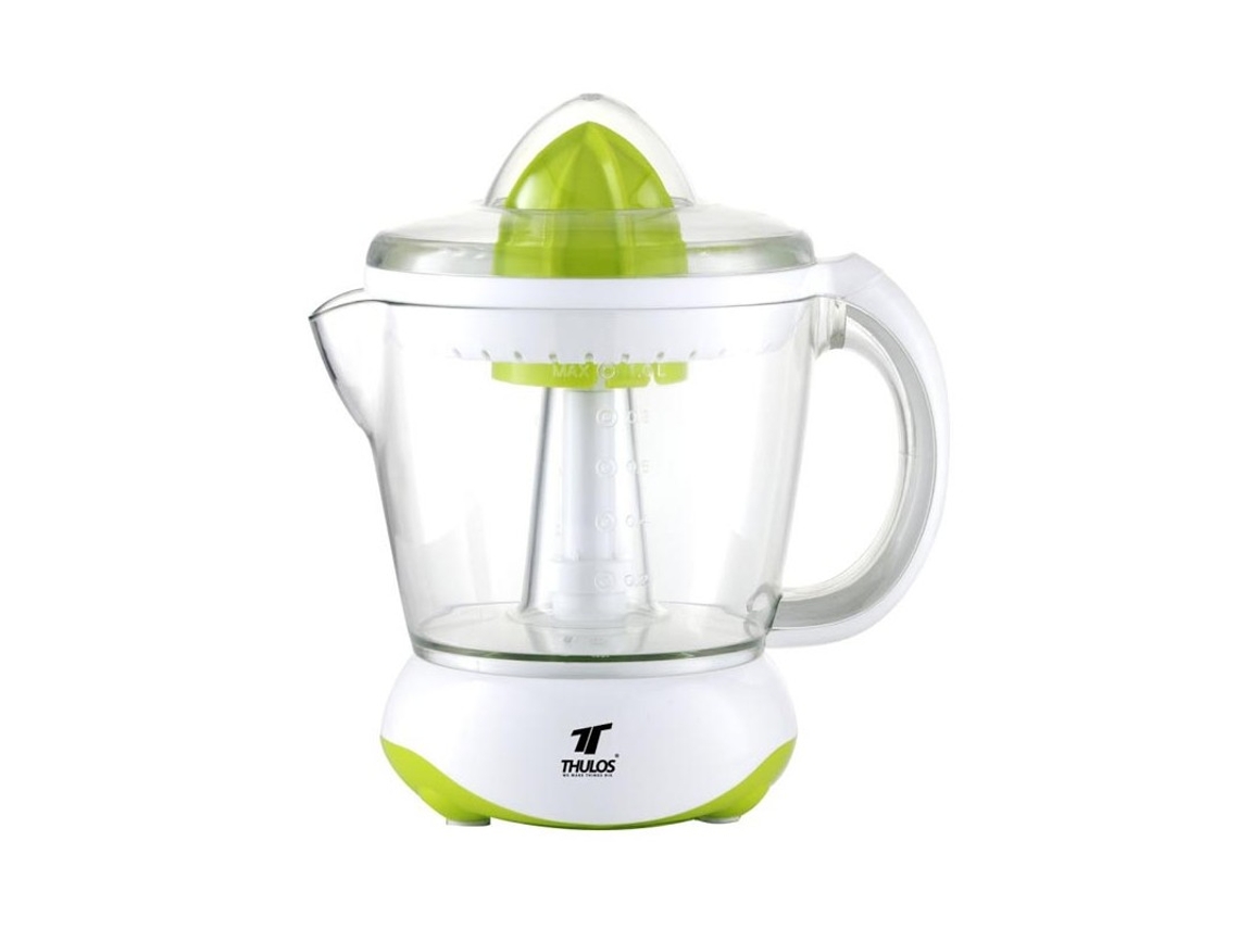 Exprimidor Eléctrico Thulos 1 Litro. Giro En Ambos Sentidos, 40w, 200140225 Mm, Blanco/verde Suinga