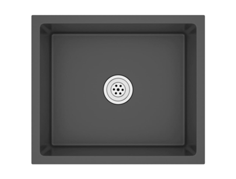 Fregadero VIDAXL Hecho A Mano Acero Inoxidable Negro