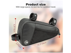 Bolsa para cuadro de bicicleta triangular FACPOET con bolsa de almacenamiento para bicicleta MTB impermeable.