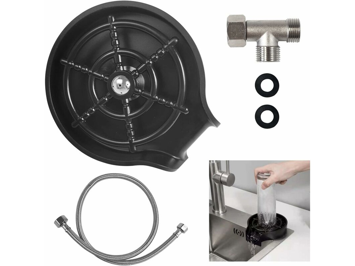 Lavacristales automático AQUAFORGE con chorro giratorio de 360°.