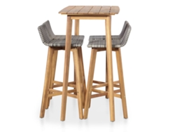 Maison Exclusive - 5 Pcs Conjunto De Jantar Exterior Madeira Acácia Maciça