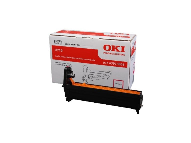 Cartucho de Tóner OKI 43913806 15000 Pág Magenta para C710dn, 710dtn, 710n