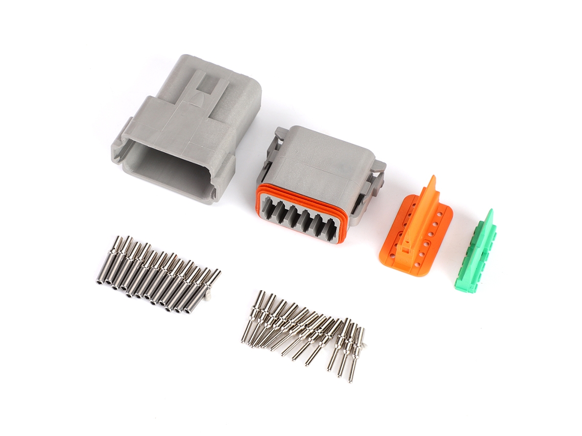 Yncm2026-kit Conector Eléctrico Impermeable 12 Pin 14ga/16-22awg Para Coche