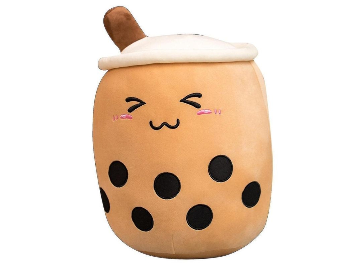 2026-muñeco De Peluche De Té Bubble Con Cara Sonriente, Tamaños 24/35/50/70cm, Suave Y Elástico, Decoración Y Regalo 50 Cm Naranja