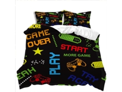 Juego Funda Nórdica Ropa Cama Juego Funda Almohada 220x240 Cm 135 X 200 50 75 220 240