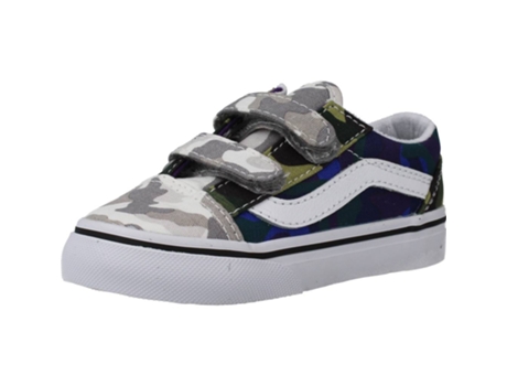 Zapatillas de Niños VANS Td Old Skool Piel Multicolor (21.5)