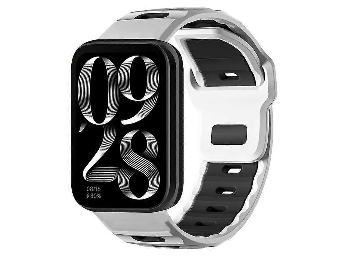 Pulseira De Silicone Bicolor Com Encaixe Plano Xdfind