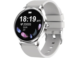 Pulsera inteligente Yizhood de 1,1 pulgadas, resistente al agua IP68, reloj deportivo inteligente con monitor de actividad física (plateado)
