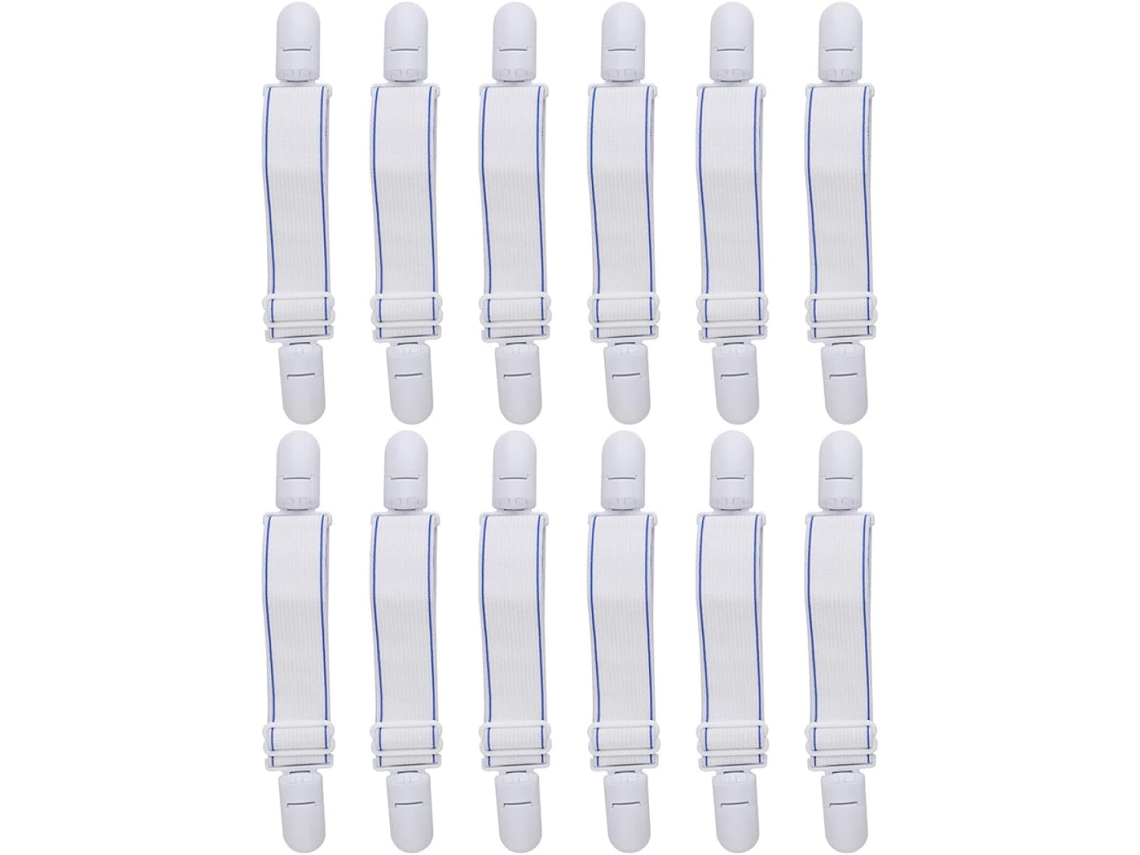 Clips Juego Piezas Suave De 12 Correas Tensión
