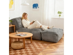 Sofá cama modular de suelo, tumbona convertible