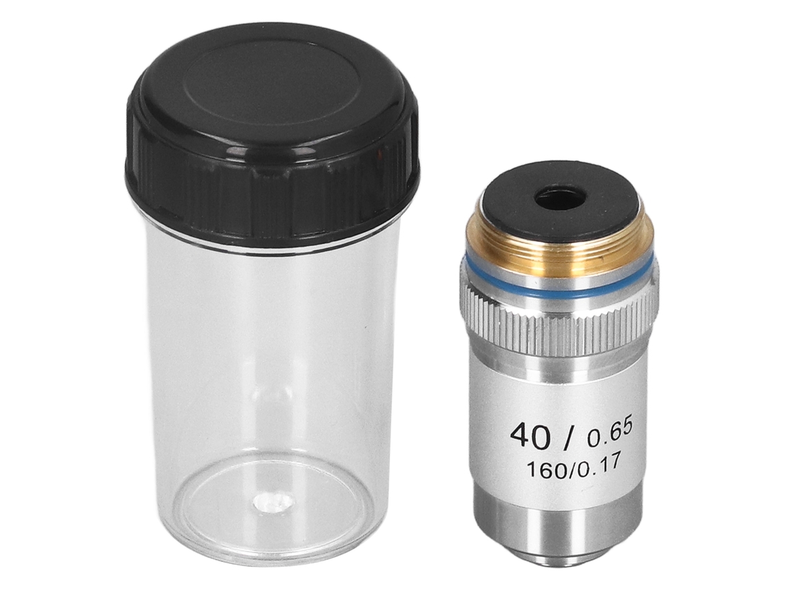 Objetivo de microscopio acromático 40x de alta magnificación RMS, placa de 20,2 mm
