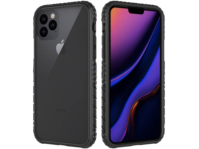 Funda iPhone 6 Plus, 7 Plus, 8 Plus Protective Negro