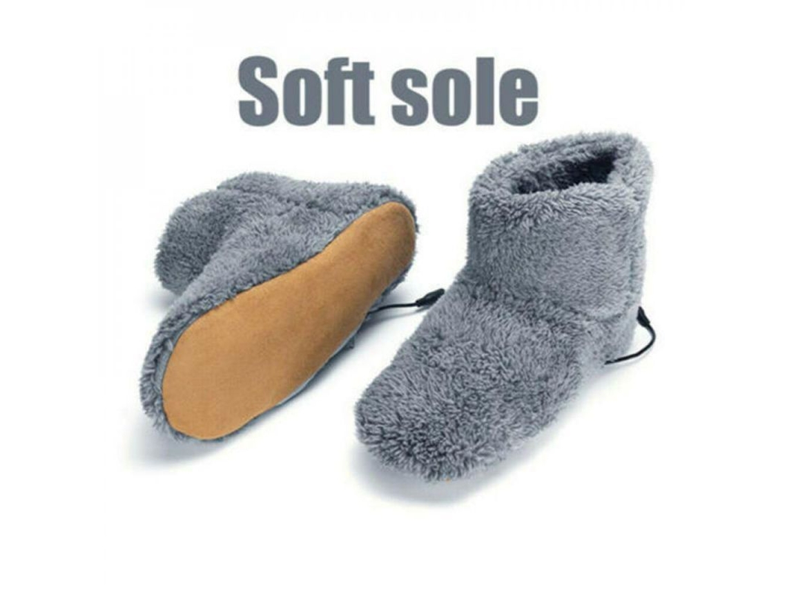 Pantuflas De Invierno De Felpa Lavables Con Calefacción Eléctrica Usb, Talla Única Para Hombres Y Mujeres, Regalo De Calefato Feet