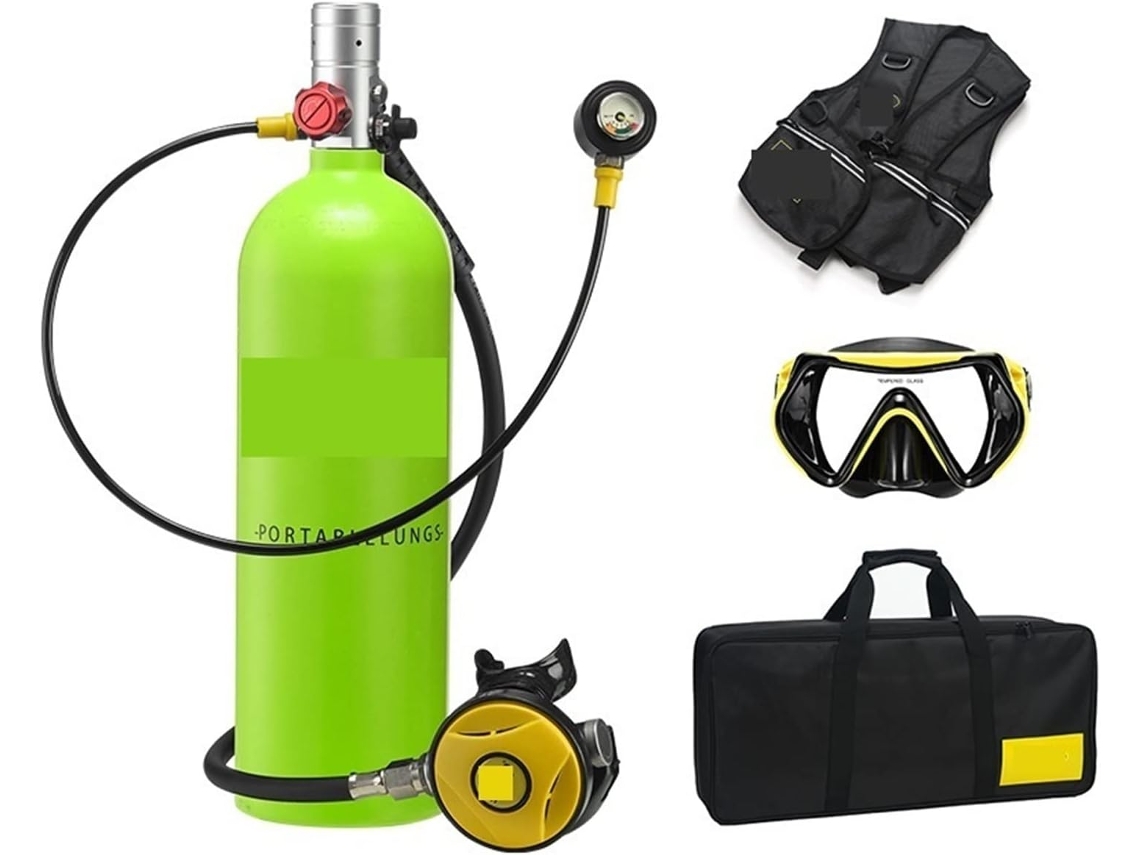 Minibotella De Buceo, Tubo De Respiración, Tanque De Oxígeno Para Buceo Subacuático