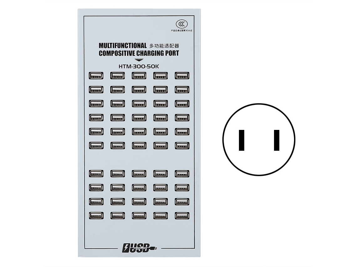 Adaptador Usb (cargador Rápido Suficiente De 50 Puertos Multipuerto 2a)