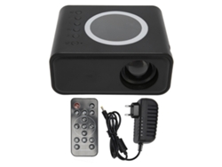 Miniproyector Led Portátil Full Hd 1080p Para Cine En Casa/películas Con Soporte Para Ios/android Y Enchufe Europeo.