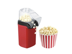 Máquina para hacer palomitas de maíz con aire caliente de 1200 W, lista en 3 minutos con recipiente para mantequilla, ideal para uso doméstico.
