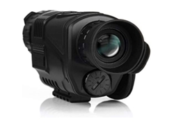 Gafas de visión nocturna infrarrojas digitales 5x40, telescopio de caza de largo alcance con cámara de video Yizhood (negro)