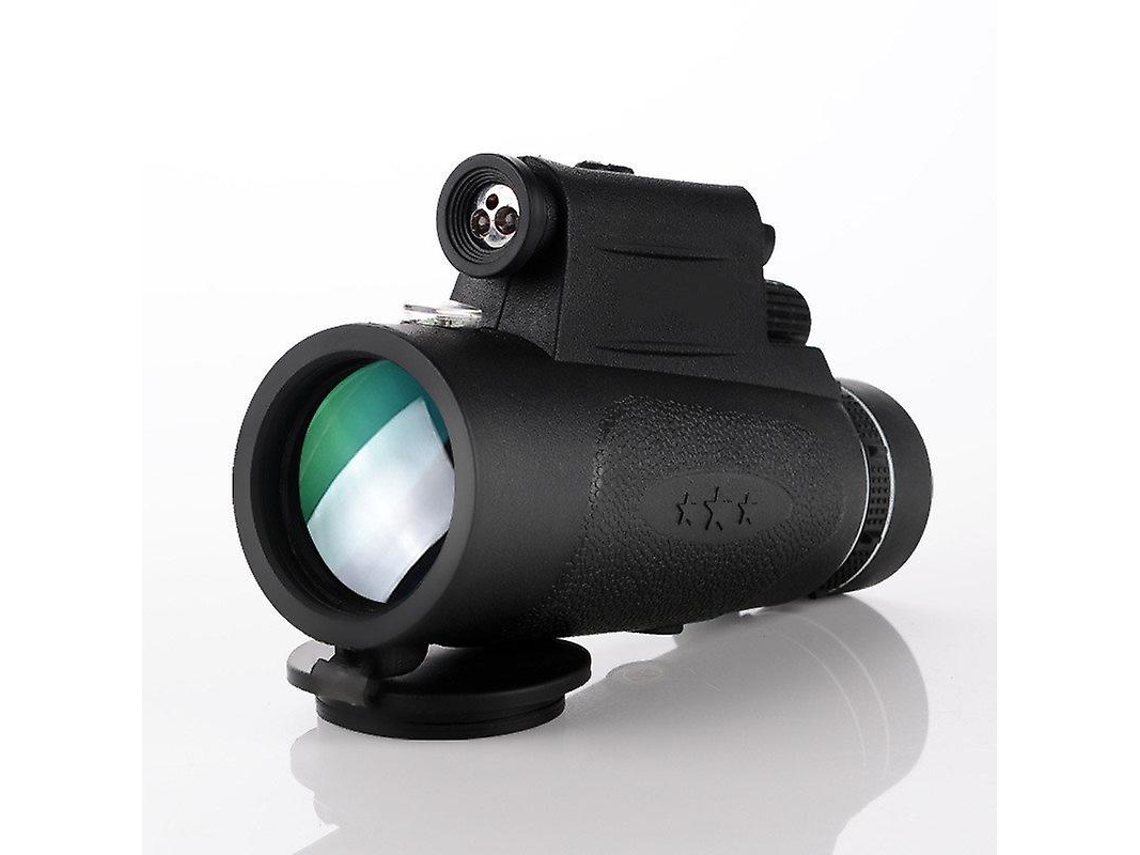 Telescopio monocular HD de alto rendimiento 50x60 con zoom IP68, enfoque manual, color negro, para conciertos de vida silvestre.