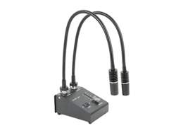 Iluminador de microscopio, anillo de luz de 60 LED, diseño de cuello de cisne ajustable, 2 en 1