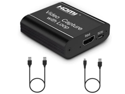 Tarjeta de captura de vídeo HDMI Yizhood negra