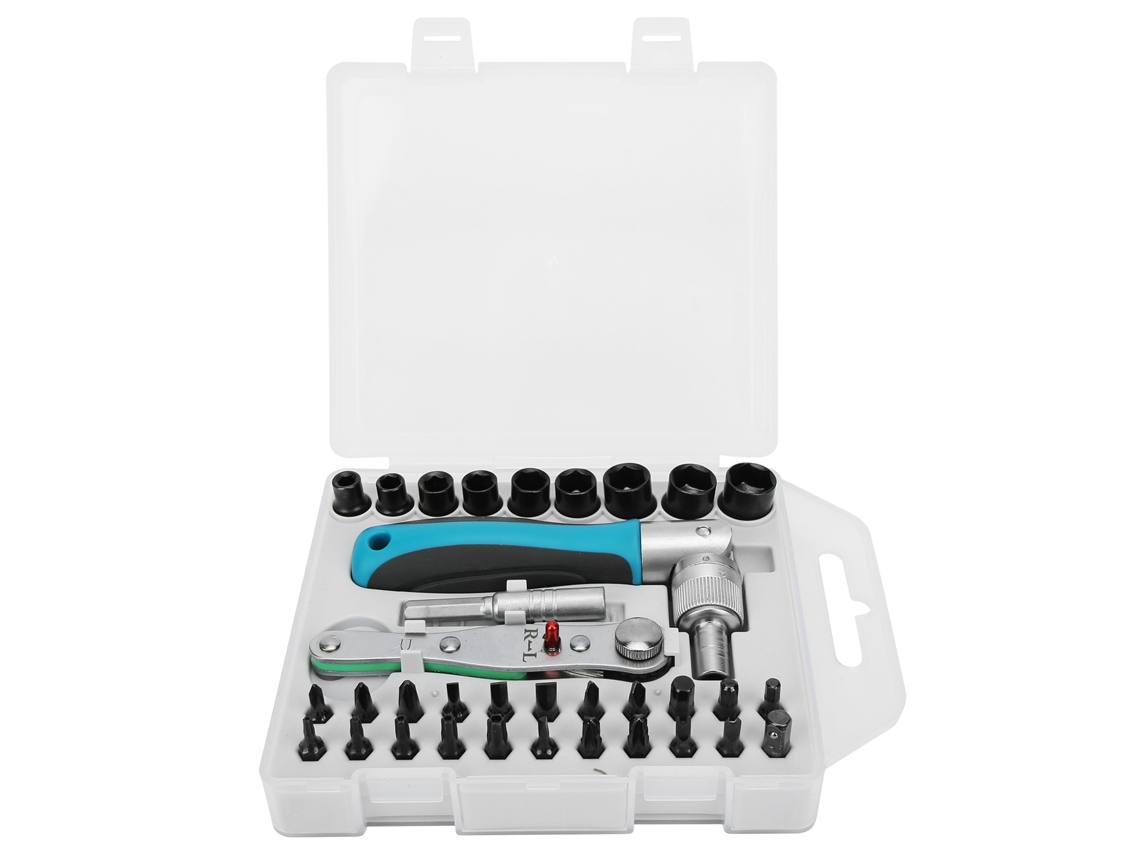 Conjunto De Bits De Parafuso Com Racha Rápido Rotativo Mini Ferramentas Manuais Para Reparo Hardware Industrial