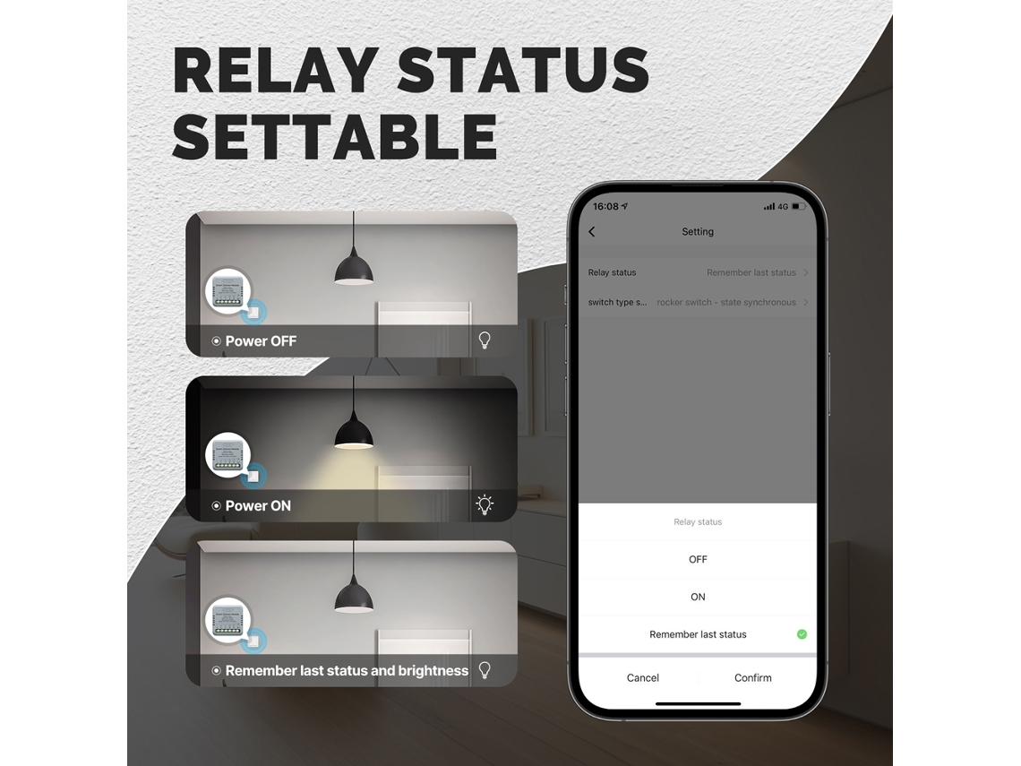 Módulo De Interruptor Inteligente Zigbee Tuya Con Control Por Voz Y Temporizador Para Alexa. Automatización Del Hogar Diy (hazlo Tú Mismo).