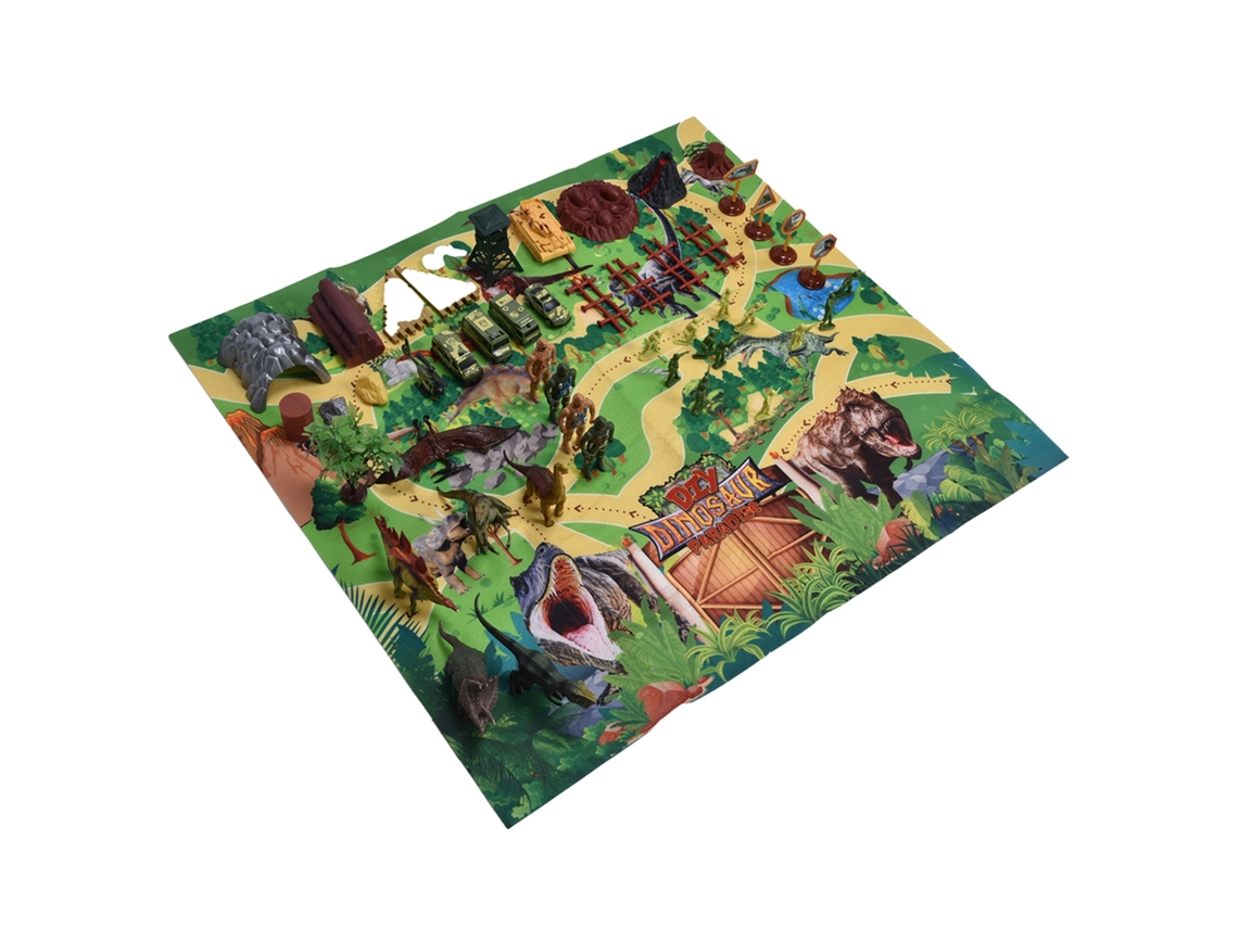 Set De Simulación De Dinosaurios Educativos Con Tapete - Regalo Para Niños De 3 Años En Adelante