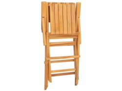 Maison Exclusive - Sillas De Jardín Plegables 6 Uds Madera Maciza Teca 55x61x90 Cm