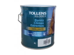 Barniz Al Agua Climas Extremos Brillante 4 Lt (Castaño Del Norte 504)