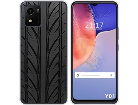Carcasa Vivo Y01 TUMUNDOSMARTPHONE Dibujos Neumatico Multicolor
