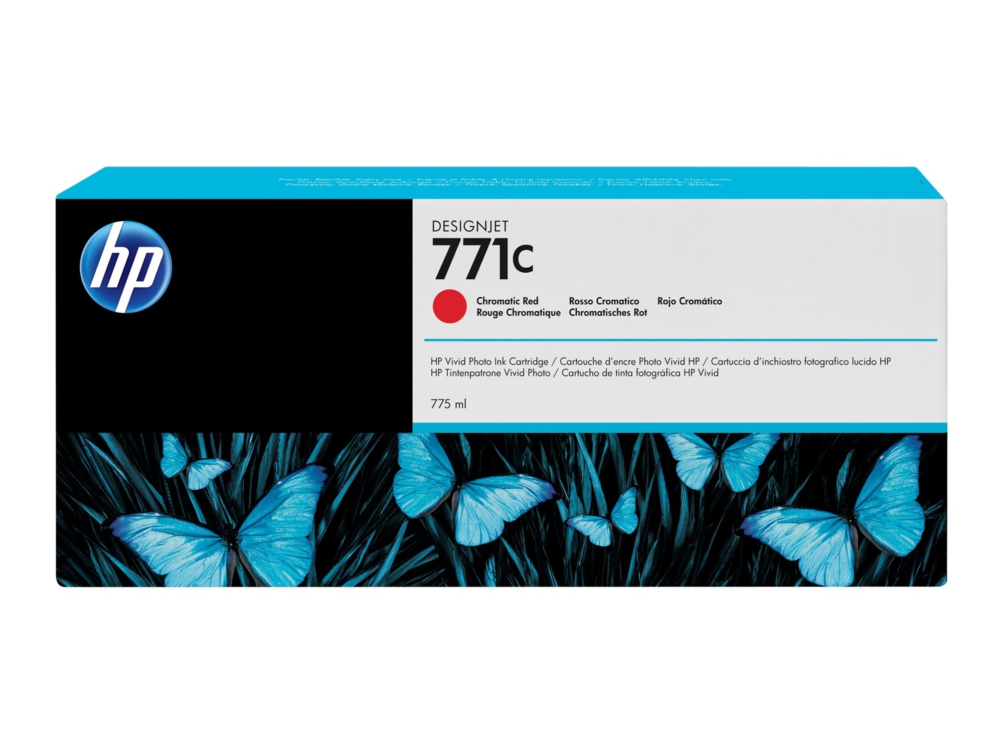 Cartucho de Tinta Original HP 771C  B6Y08A Rojo Cromático  para DesignJet Z6200