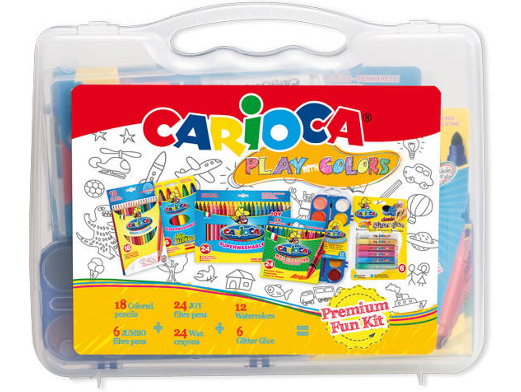 Kit de Papelería CARIOCA 43262 (Plástico)