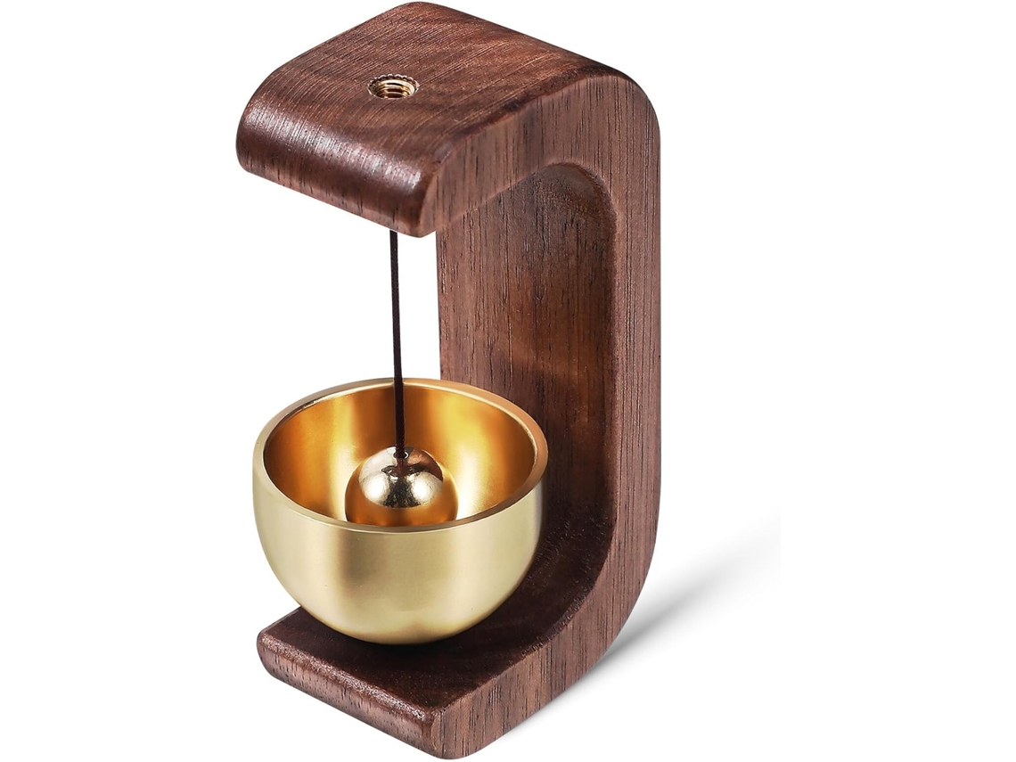 Timbre Y Campanilla De Madera Para Puerta De Entrada Decorativa, Tienda, Oficina O Casa.