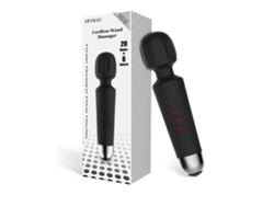 Yemaesre Vibrador Varita Masajeadora Masajeador Portátil Juguetes Sexuales Regalos Para Mujeres Negro Yemaesre