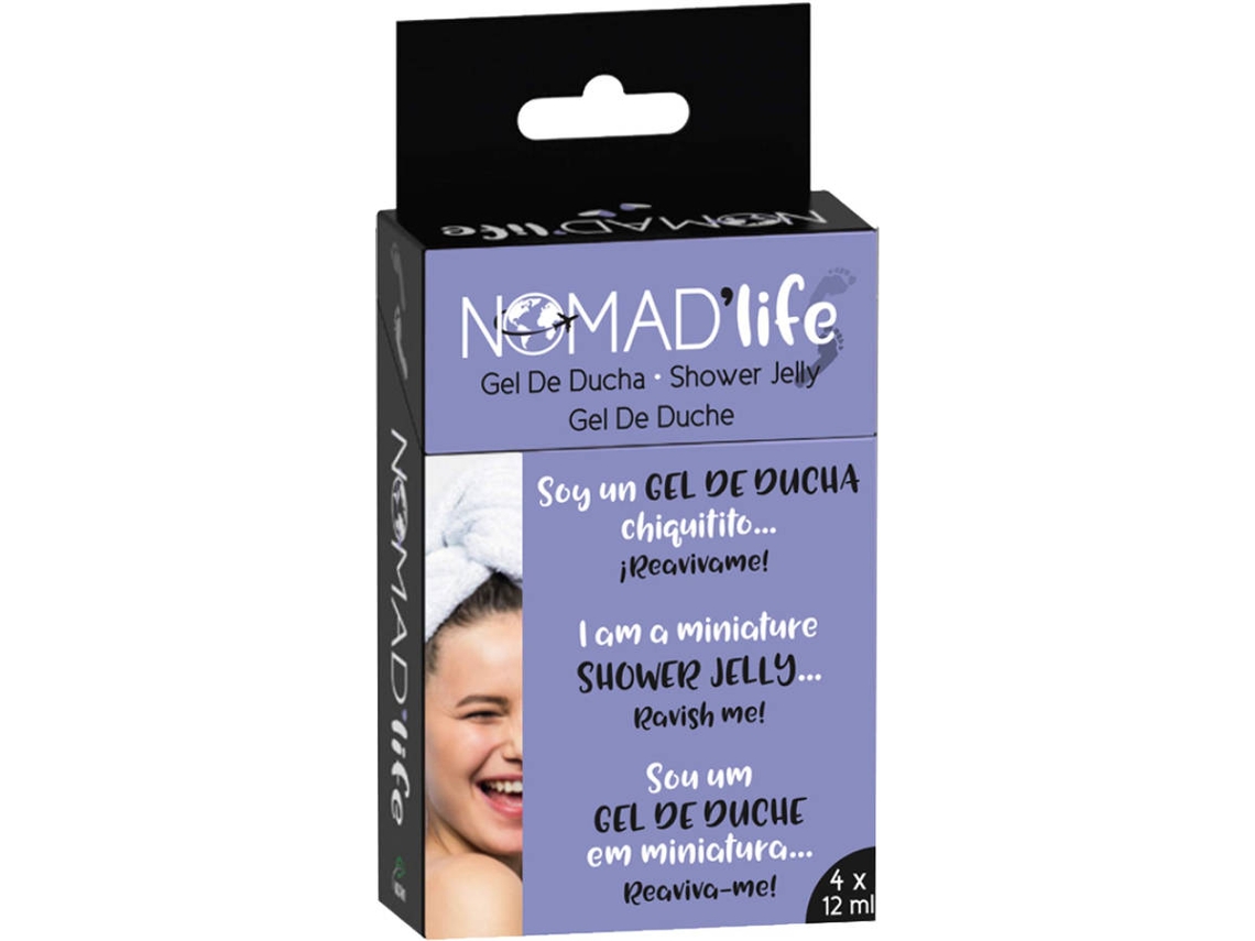 Gel de Baño NOMAD'LIFE (4x12 ml)