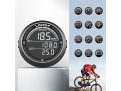 Velocímetro Para Bicicleta Con Retroiluminación, Resistente Al Agua Ip67, Ciclocomputador Multifuncional, Odómetro Lcd.