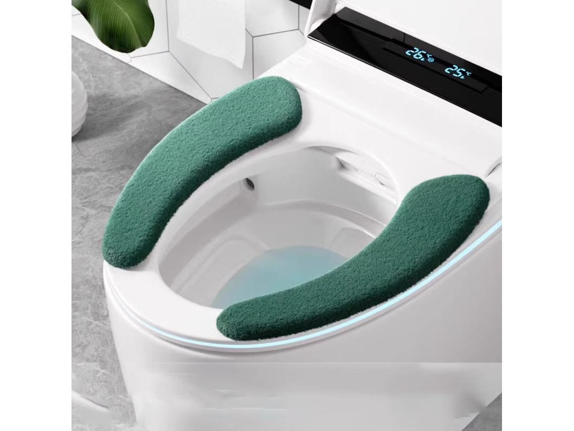 Juego De Cojines Para Asiento De Inodoro Suaves Y Cómodos Green