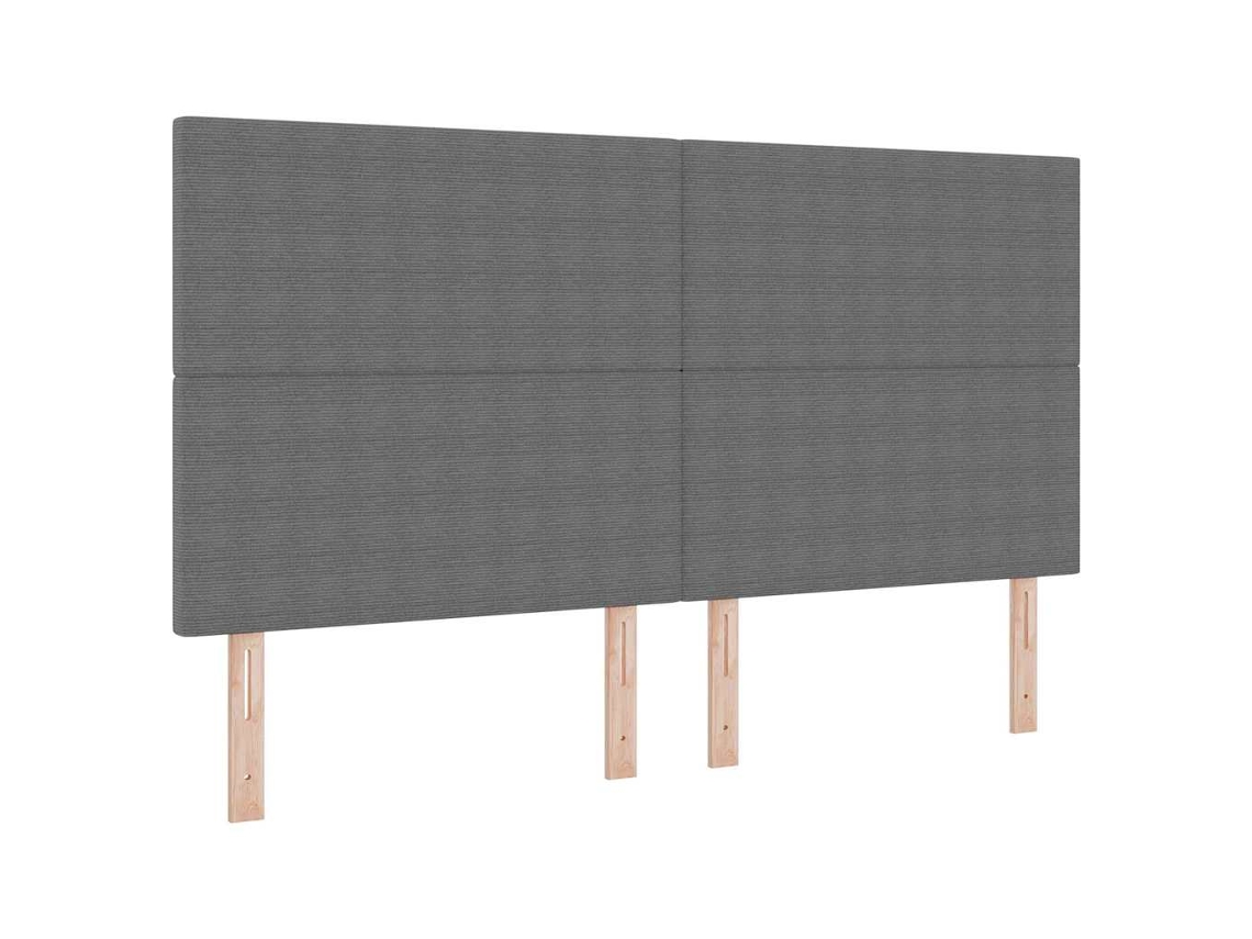 Maison Exclusive - Cabecero Gris Claro 180 Cm Tela De Pana