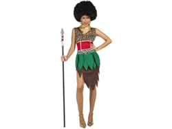 Disfraz de Mujer DISFRAZZES Africana (Talla: XL)