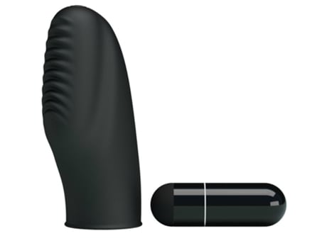 Estimulador de Coqueteo Pretty Love - Dedal con Vibracion Stanford Negro