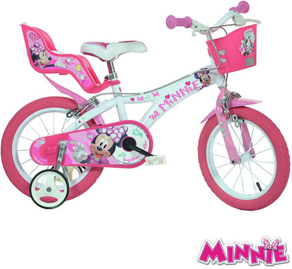 Bicicleta MINNIE MOUSE Rosa (Edad Minima: 4 años - 14")