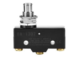 1 Microinterruptor Momentáneo De Límite Con Acción Rápida Bm-1307, Contactos Plateados.