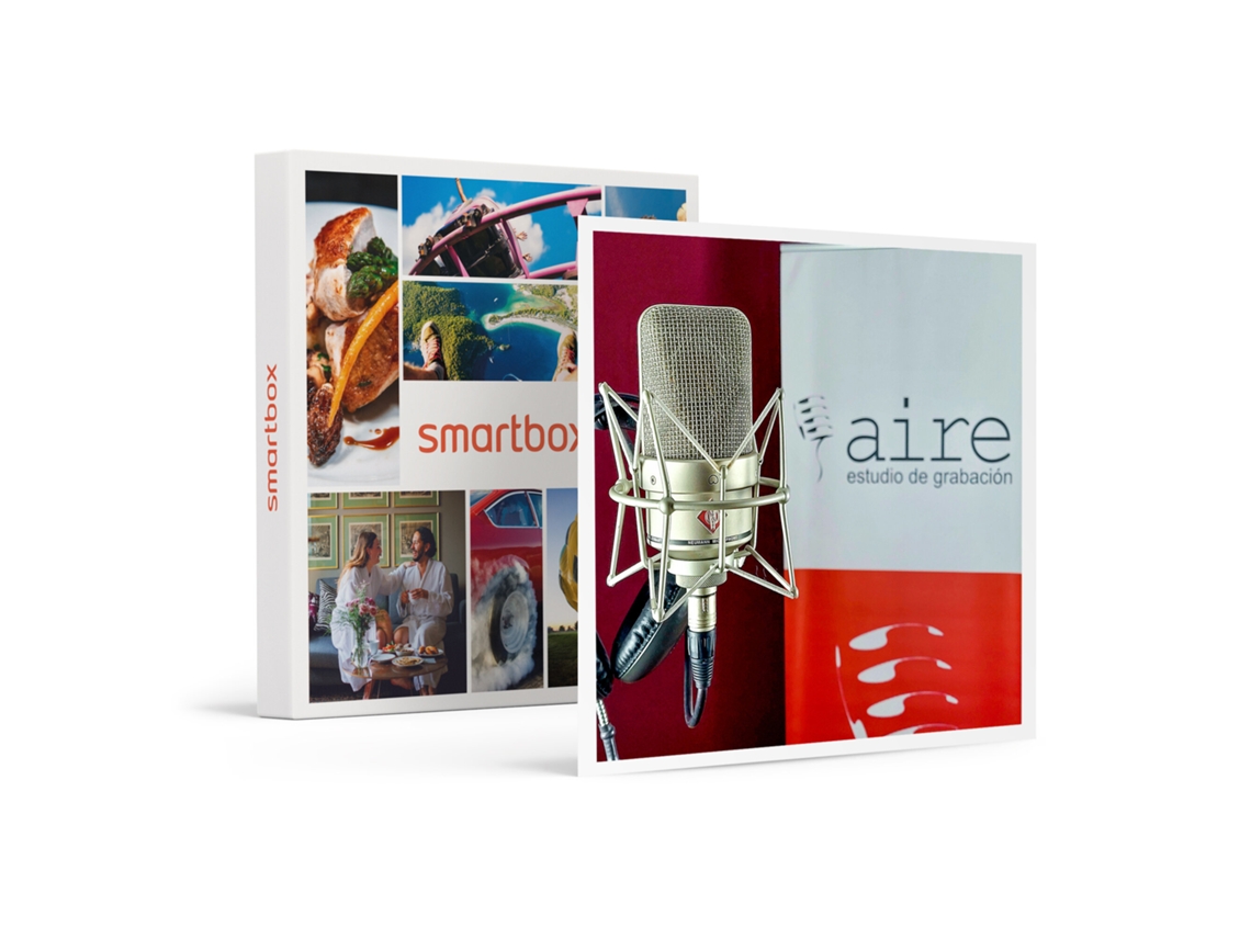 Caja Regalo SMARTBOX Sesión de Grabación de 3H En Madrid para 1 Persona