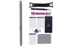 Caneta Estilo Para Celular Com Reposição De Pontas Compatível Com Galaxy S24 Ultra 5g Cinza