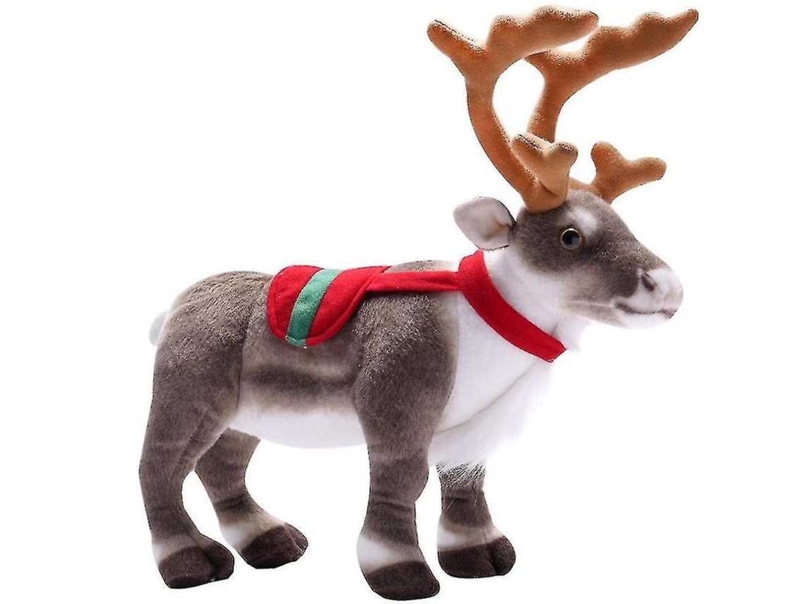 Peluche De Reno Navideño Para Niños, Regalo Perfecto, 35 Cm, Material Suave Y Ecológico.